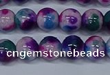 CMJ410 15.5 inches 10mm round rainbow jade beads wholesale