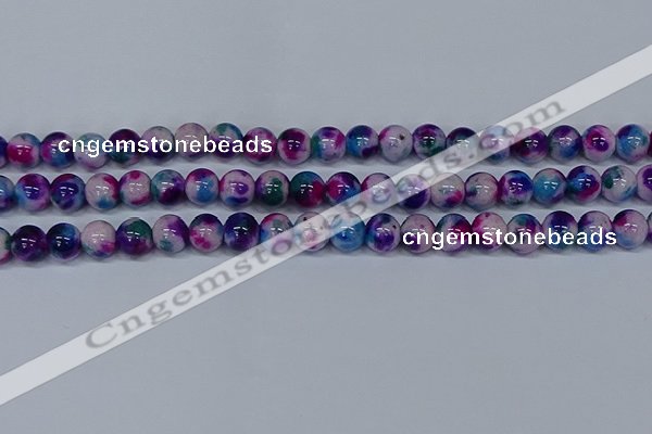 CMJ410 15.5 inches 10mm round rainbow jade beads wholesale