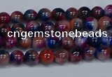 CMJ428 15.5 inches 4mm round rainbow jade beads wholesale