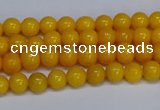 CMJ43 15.5 inches 4mm round Mashan jade beads wholesale