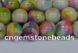 CMJ438 15.5 inches 10mm round rainbow jade beads wholesale