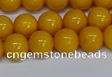 CMJ46 15.5 inches 10mm round Mashan jade beads wholesale