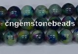 CMJ465 15.5 inches 8mm round rainbow jade beads wholesale