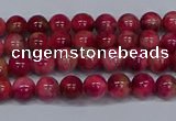 CMJ477 15.5 inches 4mm round rainbow jade beads wholesale