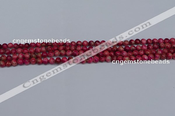 CMJ477 15.5 inches 4mm round rainbow jade beads wholesale