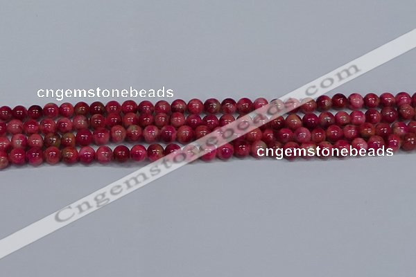 CMJ478 15.5 inches 6mm round rainbow jade beads wholesale