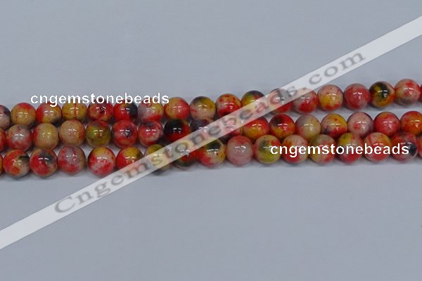 CMJ488 15.5 inches 12mm round rainbow jade beads wholesale