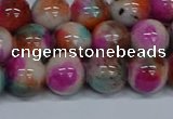 CMJ495 15.5 inches 12mm round rainbow jade beads wholesale