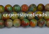 CMJ500 15.5 inches 8mm round rainbow jade beads wholesale