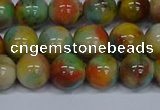 CMJ502 15.5 inches 12mm round rainbow jade beads wholesale