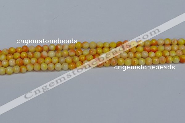 CMJ506 15.5 inches 6mm round rainbow jade beads wholesale