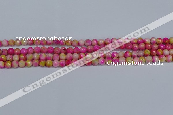 CMJ513 15.5 inches 6mm round rainbow jade beads wholesale