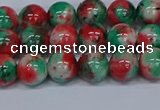 CMJ535 15.5 inches 8mm round rainbow jade beads wholesale