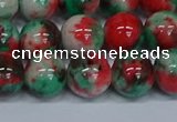 CMJ537 15.5 inches 12mm round rainbow jade beads wholesale
