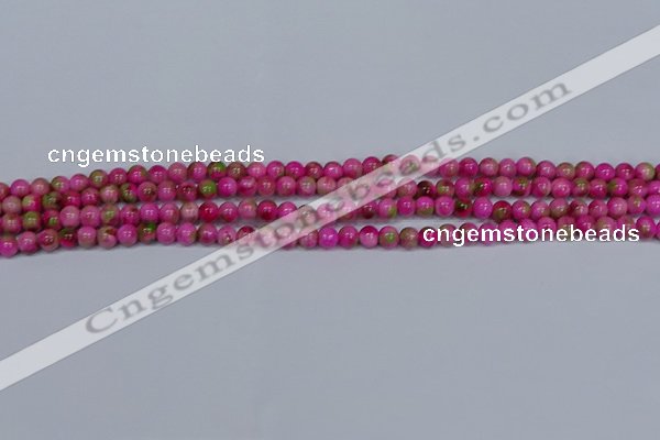 CMJ547 15.5 inches 4mm round rainbow jade beads wholesale