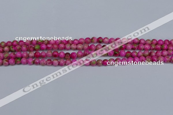 CMJ548 15.5 inches 6mm round rainbow jade beads wholesale