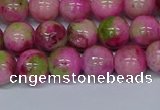 CMJ550 15.5 inches 10mm round rainbow jade beads wholesale