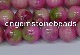 CMJ551 15.5 inches 12mm round rainbow jade beads wholesale