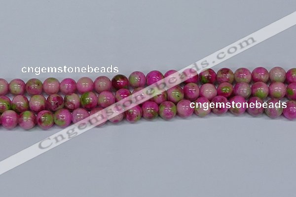 CMJ551 15.5 inches 12mm round rainbow jade beads wholesale