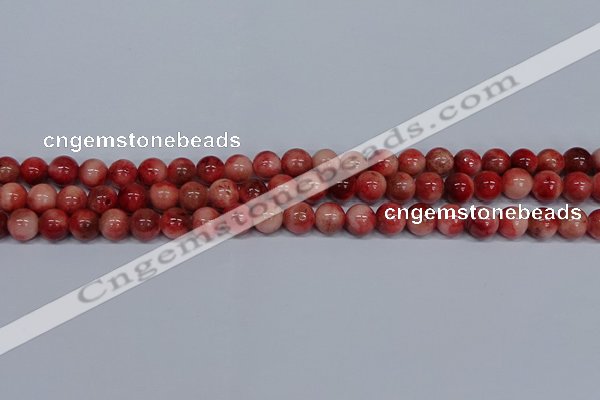 CMJ556 15.5 inches 8mm round rainbow jade beads wholesale