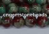 CMJ572 15.5 inches 12mm round rainbow jade beads wholesale