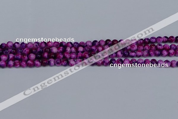 CMJ583 15.5 inches 6mm round rainbow jade beads wholesale