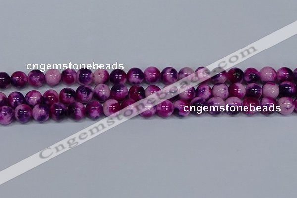 CMJ585 15.5 inches 10mm round rainbow jade beads wholesale