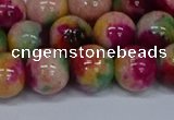 CMJ593 15.5 inches 12mm round rainbow jade beads wholesale