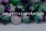 CMJ600 15.5 inches 12mm round rainbow jade beads wholesale