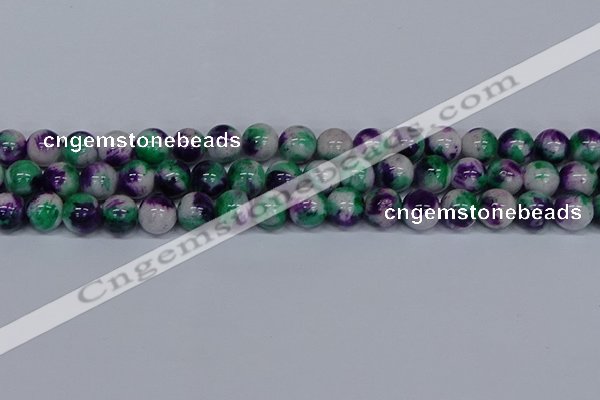 CMJ600 15.5 inches 12mm round rainbow jade beads wholesale