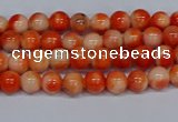 CMJ603 15.5 inches 4mm round rainbow jade beads wholesale