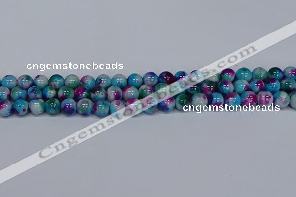 CMJ613 15.5 inches 10mm round rainbow jade beads wholesale