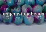 CMJ614 15.5 inches 12mm round rainbow jade beads wholesale