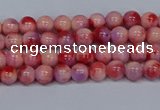 CMJ617 15.5 inches 4mm round rainbow jade beads wholesale