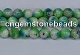 CMJ624 15.5 inches 4mm round rainbow jade beads wholesale