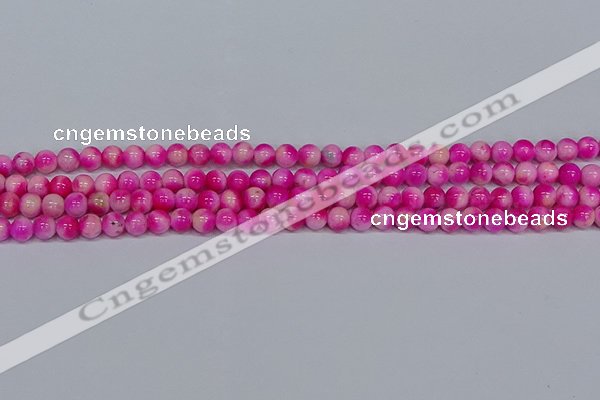 CMJ639 15.5 inches 6mm round rainbow jade beads wholesale