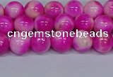 CMJ640 15.5 inches 8mm round rainbow jade beads wholesale