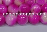 CMJ642 15.5 inches 12mm round rainbow jade beads wholesale