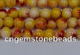 CMJ646 15.5 inches 6mm round rainbow jade beads wholesale