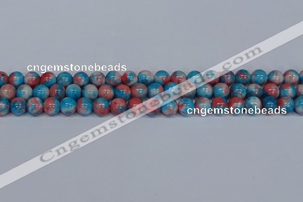 CMJ662 15.5 inches 10mm round rainbow jade beads wholesale