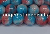 CMJ663 15.5 inches 12mm round rainbow jade beads wholesale