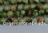 CMJ674 15.5 inches 6mm round rainbow jade beads wholesale