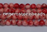 CMJ680 15.5 inches 4mm round rainbow jade beads wholesale