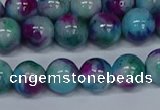 CMJ690 15.5 inches 10mm round rainbow jade beads wholesale