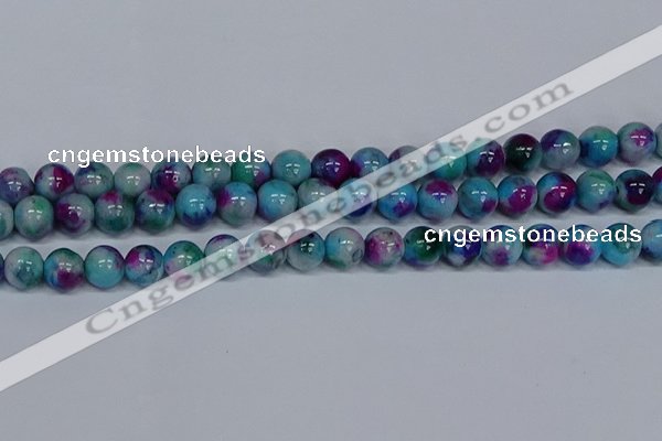 CMJ691 15.5 inches 12mm round rainbow jade beads wholesale