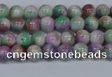 CMJ716 15.5 inches 6mm round rainbow jade beads wholesale