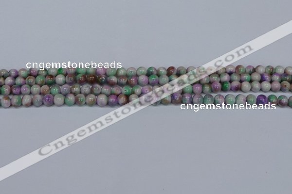 CMJ716 15.5 inches 6mm round rainbow jade beads wholesale