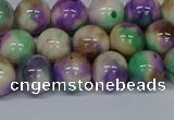 CMJ718 15.5 inches 10mm round rainbow jade beads wholesale