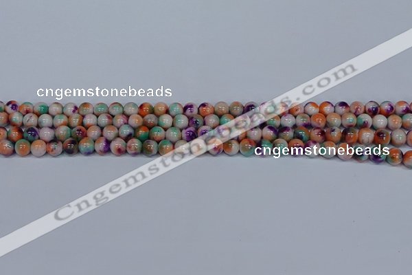 CMJ723 15.5 inches 6mm round rainbow jade beads wholesale