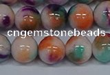 CMJ726 15.5 inches 12mm round rainbow jade beads wholesale